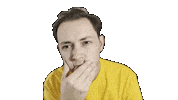 studiobarakcz think hmmm ted hm Sticker