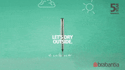 Brabantia sustainable rotary drying GIF
