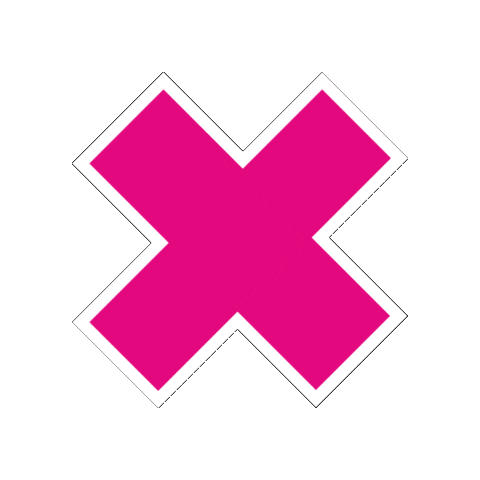 X Sticker by Moop Mama