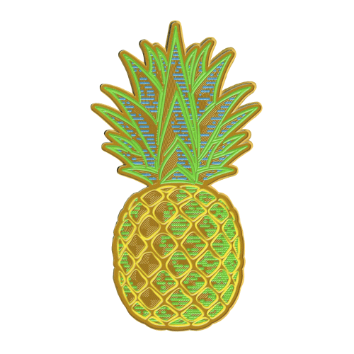Cheers Pineapple Sticker by Buchanan's Scotch Whisky