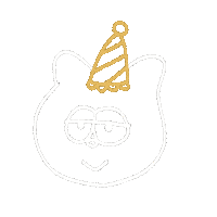 Cat Party Sticker