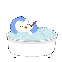 Chill Relaxing Sticker by Pudgy Penguins