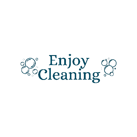 Dark Blue Bubbles Sticker by Enjoy Cleaning - Riekie Leander