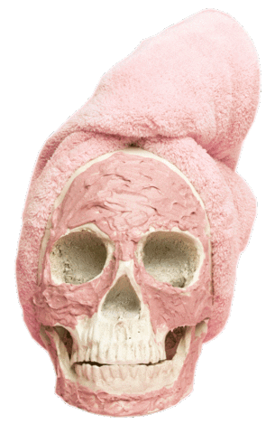 mazevisuals beauty skincare skull dead Sticker