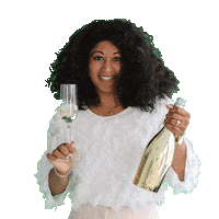 CaFa56 cheers yay champagne proost Sticker