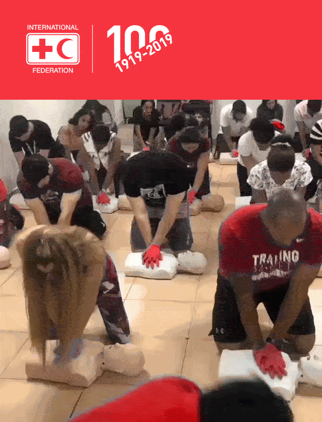red cross training hard to save lives GIF by IFRC