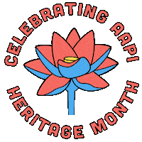 May Asian American Sticker by Lily Xiao Haselton