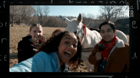 ameliaparkerseries giphyupload horse vlog 102 GIF