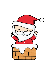 Santa Claus Christmas Sticker
