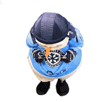hockey snowman Sticker
