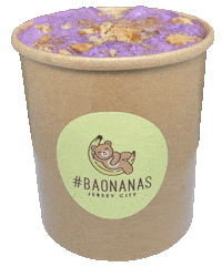 Banana Pudding Ube Sticker by foodbabyny