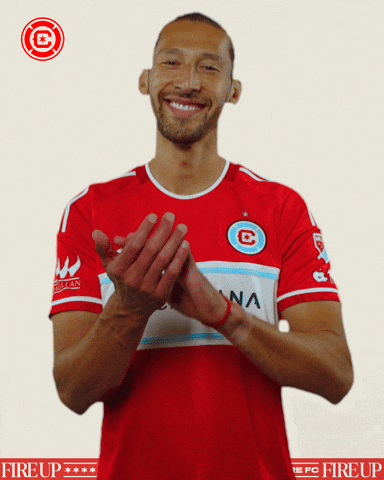 Happy Chicago Fire GIF by Chicago Fire Football Club