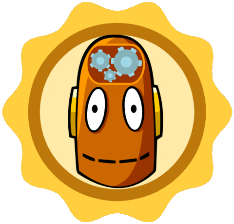 Robot Gears Sticker by BrainPOP