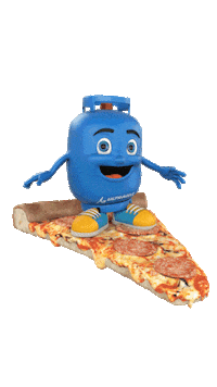 hungry pizza time Sticker