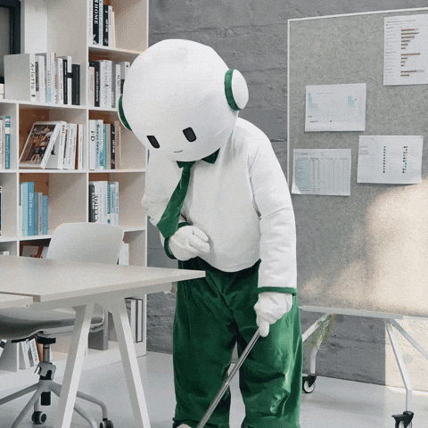 Look Busy Clean Up GIF by OPPO
