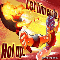 Hol Up Dragon Ball GIF
