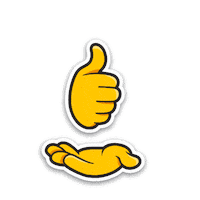 Sign Language Thumbs Up Sticker by Sorenson