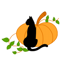 Cat Halloween Sticker