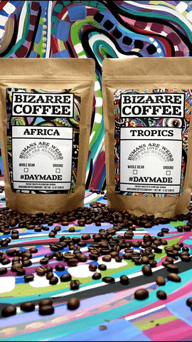 BizarreCoffee giphyupload coffee caffeine coffeetime GIF