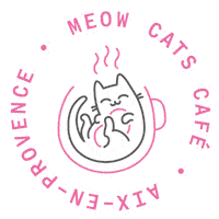 Aix-En-Provence Cute Cat Sticker by Meow Cats Café