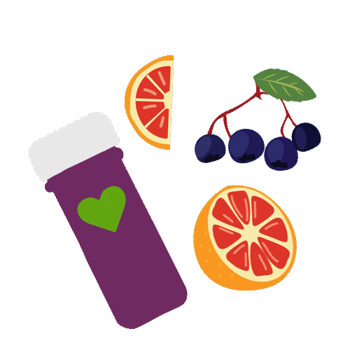 Blood Orange Sticker by So Good So You for iOS & Android GIPHY