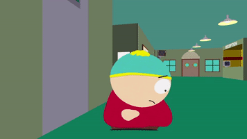 Cartman Secretly Crying