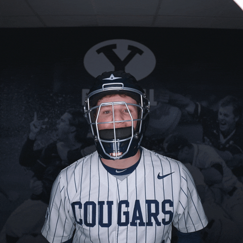 Sport Baseball GIF by BYU Cougars