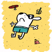 dog summer GIF by KAT BALL