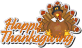 happy thanksgiving STICKER