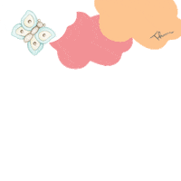 thunofficial rain fly butterfly clouds Sticker