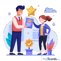You Rock Well Done Sticker by TheEcards.com