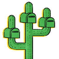Voting Rights Cactus Sticker by Creative Courage