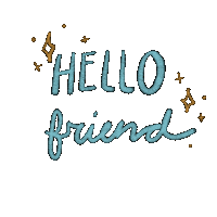 Friends Hello Sticker