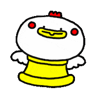 Jump Chicken Sticker by Huadabii