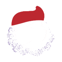UQLife christmas santa market uq Sticker
