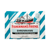 fishermans_friend_de friendship ehrenmann pastille fishermans Sticker