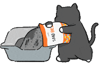 고양이 베이지 Sticker by cote