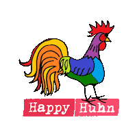 Hahn Sticker