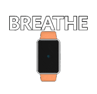 Breathe Deep Breath Sticker by Huawei Mobile