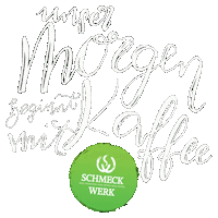 schmeckwerk coffee morning dinner lunch Sticker