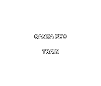 Santa Fe Train Sticker by Simply Social Media