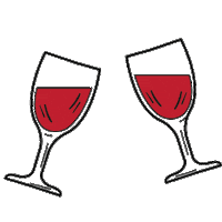 Wine Вино Sticker by cosmico