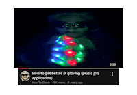 Gloving Get A Job Sticker