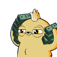 Make It Rain Money Sticker by Fugz Official