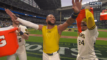 Celebrate Milwaukee Brewers GIF by MLB