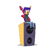 rock on kevin Sticker by YouTube Kids