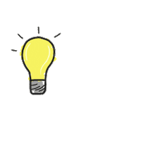 Estrellart idea estrellart ampolleta ideas en proceso Sticker