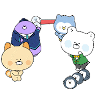 Bear Penguin Sticker by Shinhan Friends