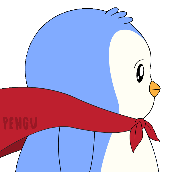 Penguin Hero Sticker by Pudgy Penguins