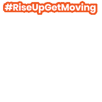 Get Moving Rise Up Sticker by Women's 10K